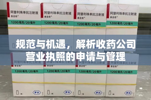 株洲规范与机遇，解析收药公司营业执照的申请与管理