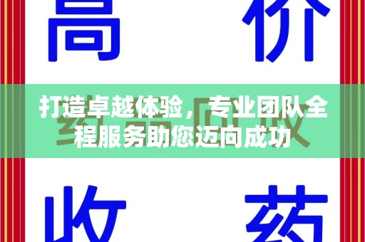 株洲打造卓越体验，专业团队全程服务助您迈向成功